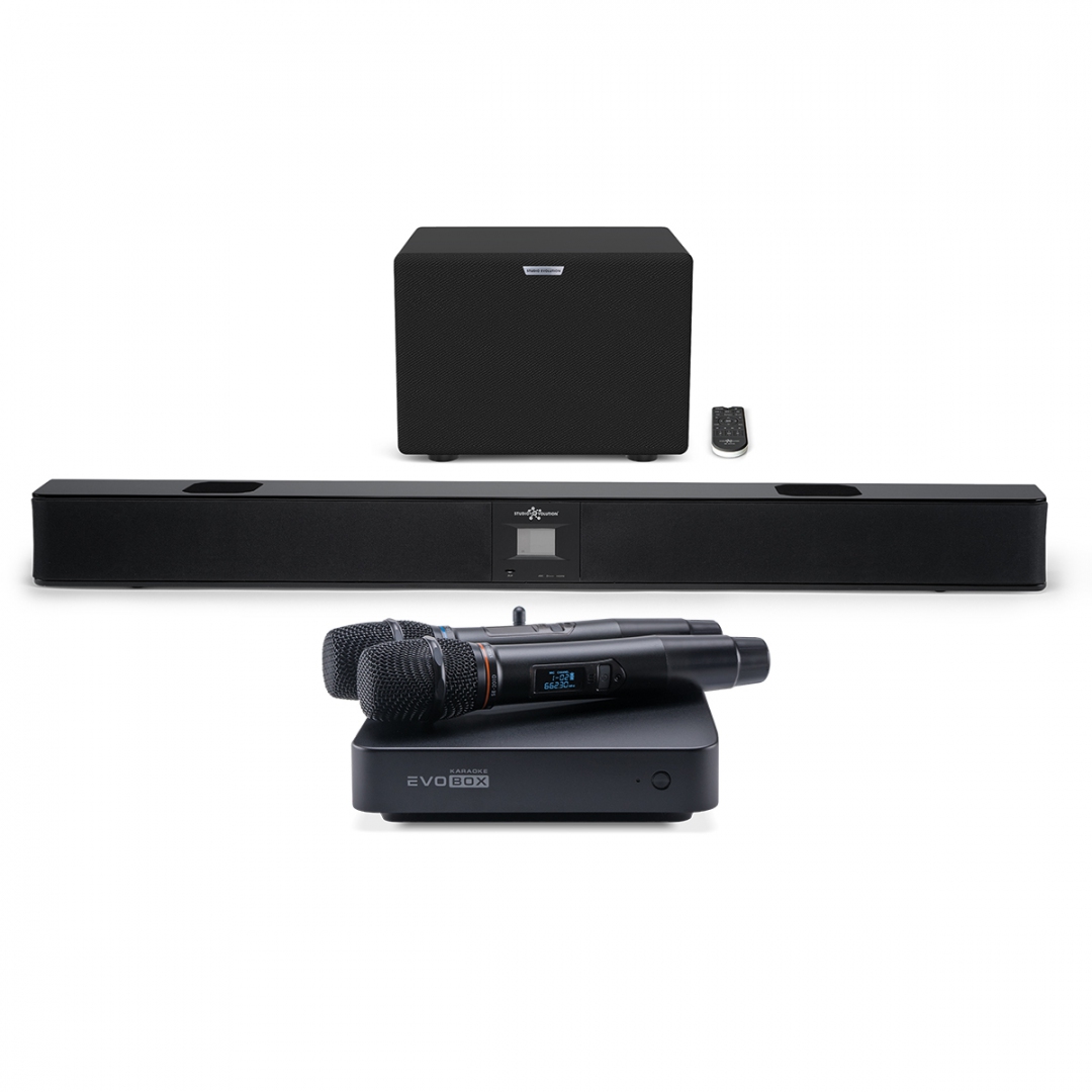 караоке-комплект EVOBOX Plus + EvoSound Bar (саундбар с караоке) в Братске