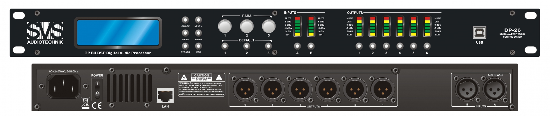 SVS Audiotechnik DP-26 Цифровой процессор: 2 входа 6 выходов в Братске