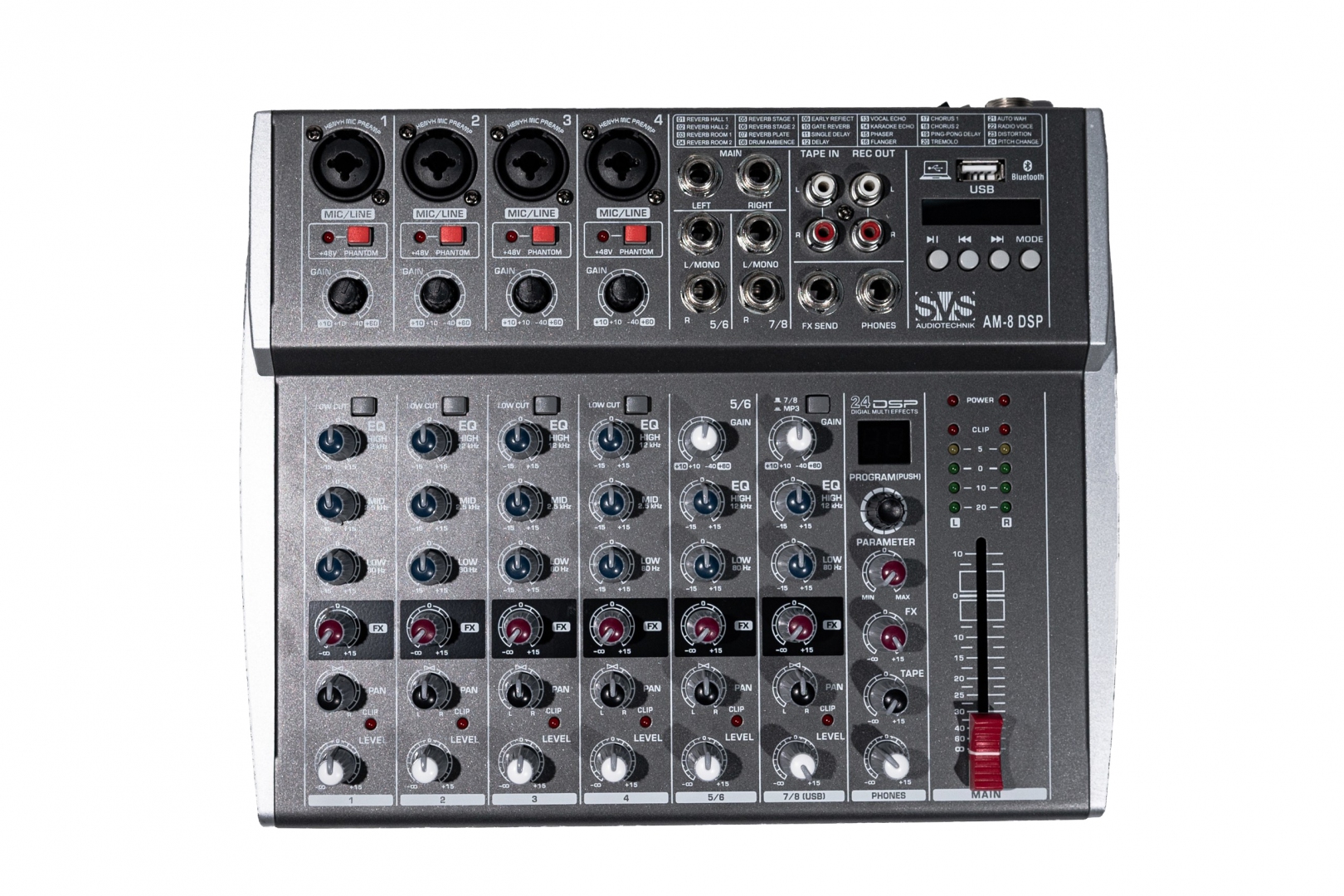 SVS Audiotechnik mixers AM-8 DSP Микшерный пульт аналоговый, 8-канальный в Братске